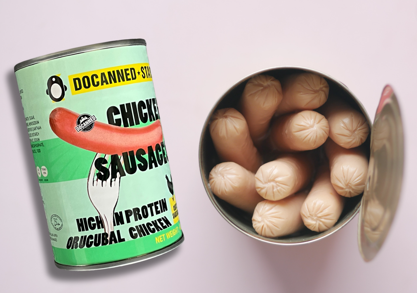 Canned meat products