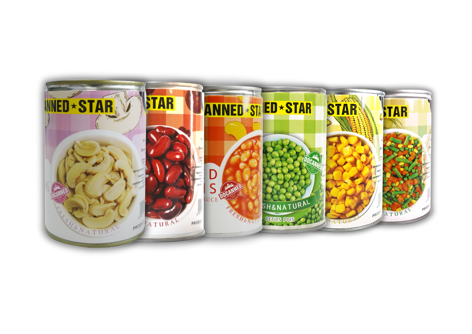 Canned vegetables