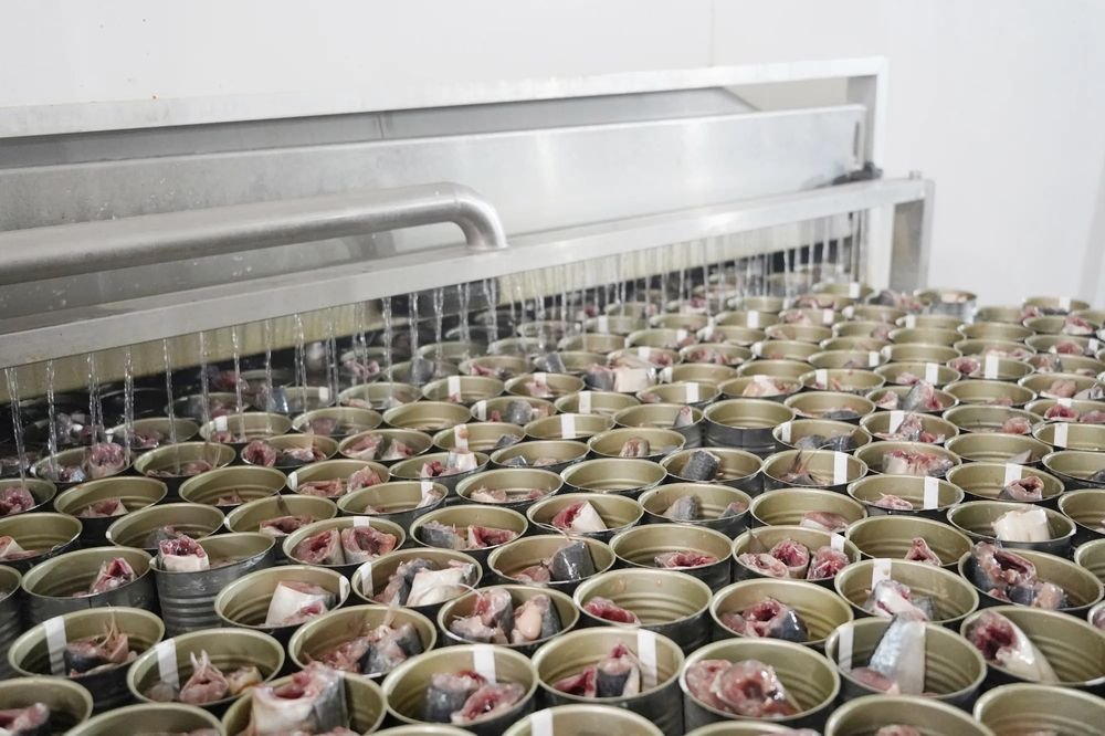 Cooked & sealed in our cannery — Docanned cannery