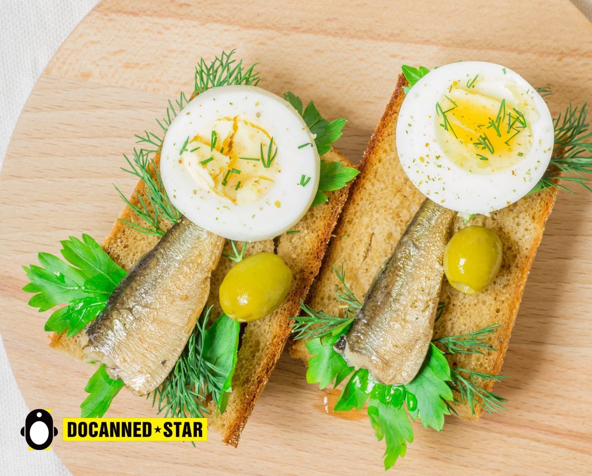 Sardine & Egg Toast